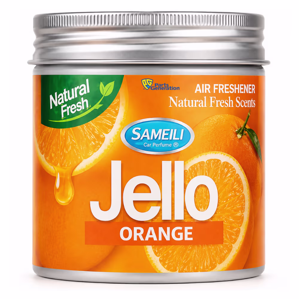 JELLO CAR AIR FRESHENER ORANGE GEL 220G